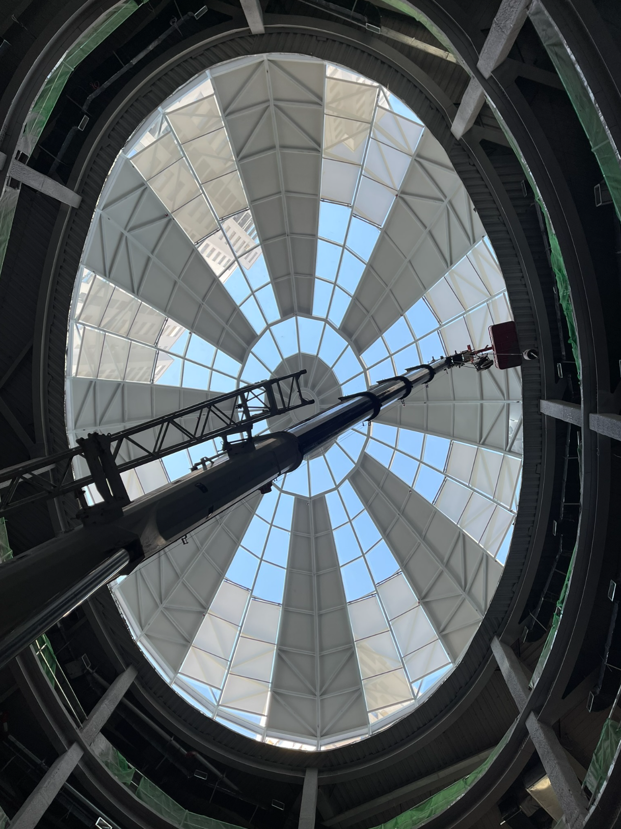 內蒙古巴彥淖爾維多利摩爾城采光頂FSS遮陽簾